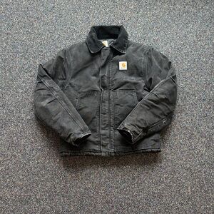 Carhartt Dark Gray/Black Vintage Detroit Work Jacket